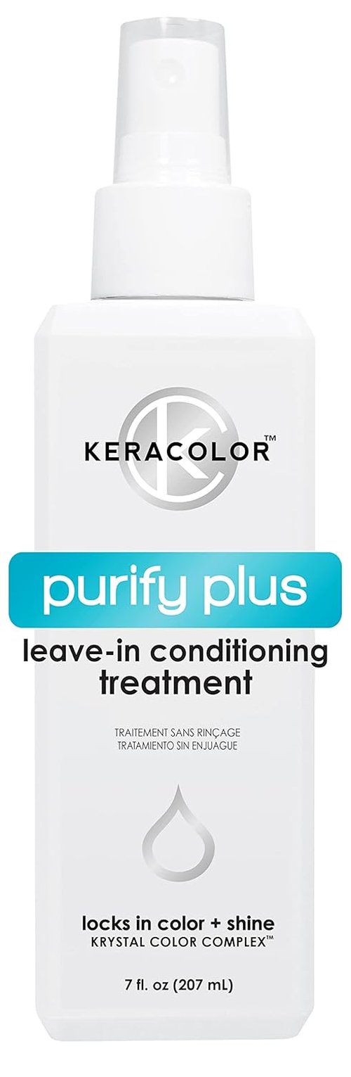 Keracolor Purify Plus Leave-In Conditioning Treatment - Detangles & Neutralizes Hard Minerals | 7 Fl Oz