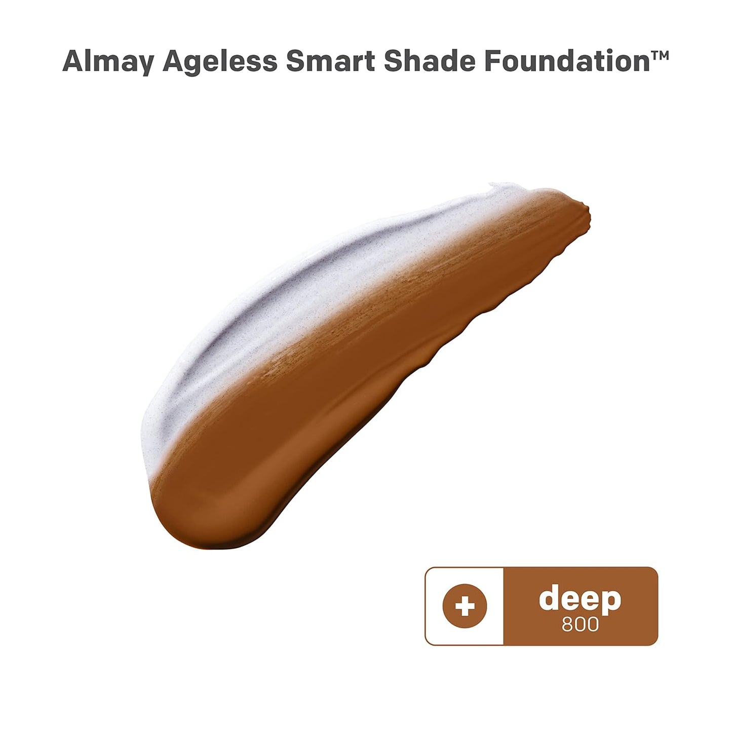 Almay Anti-Aging Foundation - Smart Shade Makeup with Hyaluronic Acid & Vitamin C, 800 Deep, 1 Fl Oz