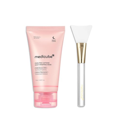 Medicube PDRN Overnight Wrapping Mask - Hydrating Formula with Jelly Brush for Glowing Skin