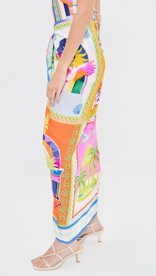 MINKPINK Elysia Sarong - Stylish Beach Cover-Up for Summer | Lightweight & Versatile