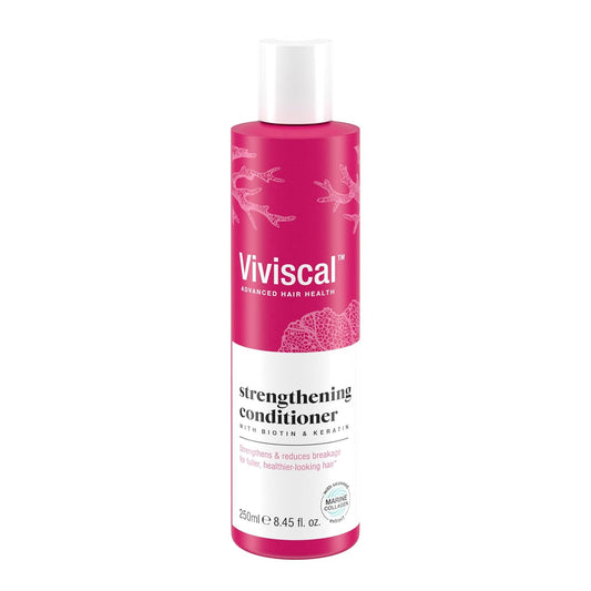 Viviscal Hair Strengthening Conditioner - Strengthens Hair & Reduces Breakage - With Biotin & Keratin - 250ml (8.45 Fl Oz)