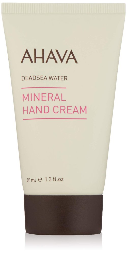 AHAVA Dead Sea Water Mineral Hand Cream, Original, Travel Size - Hand Moisturizer For Dry Cracked Hands, Light & Fast Absorbing, Enriched with Exclusive Osmoter, Witch Hazel & Allantoin, 1.3 Fl. Oz
