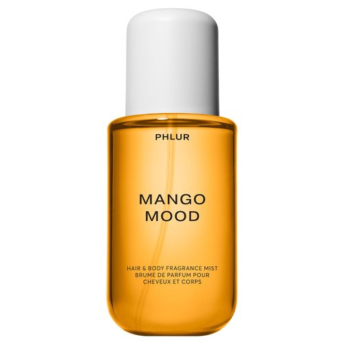 PHLUR Mango Mood Body Mist, 8 Fl Oz - Hair and Body Perfume for Women, Mango, Black Currant & Pink Pepper Body Spray with Vanilla Elixir, Brown Sugar & Patchouli Fragrance
