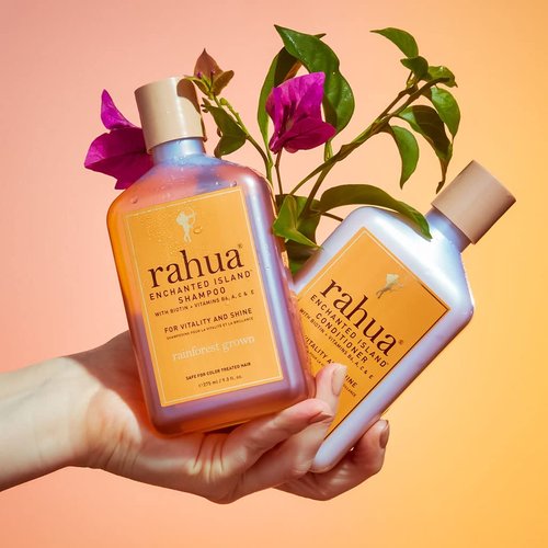 Rahua Enchanted Island Shampoo & Conditioner - Nourishing Formula for All Hair Types | 9.3 Fl Oz