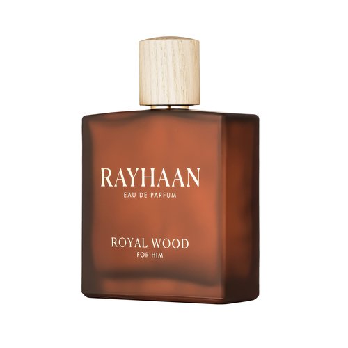 Rayhaan Royal Wood Eau de Parfum Spray Wood Collection for Men, 3.4 Ounce