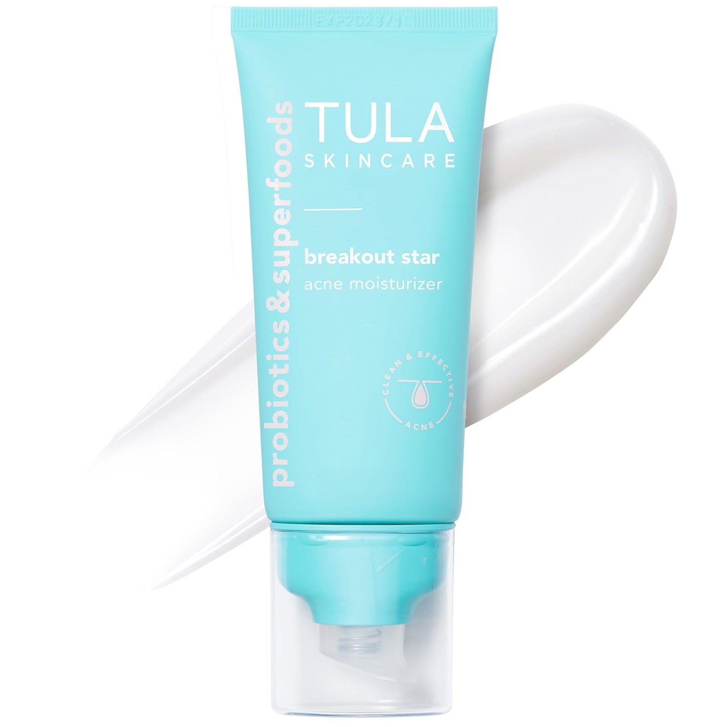 TULA Skin Care Breakout Star - Acne Moisturizer, Prevents & Treats Mild Breakouts, Brightens Marks, Soothes Skin, Contains Prebiotics, Salicylic & Azelaic Acid, Niacinamide, Watermelon, 1.7 fl oz.