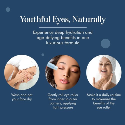 Regine Switzerland Ultra Shimmer Eye Balm - Hydrating Anti-Aging Formula with Hyaluronic Acid & Peptides | Reduces Puffiness, Dark Circles & Fine Lines - 0.52 fl oz