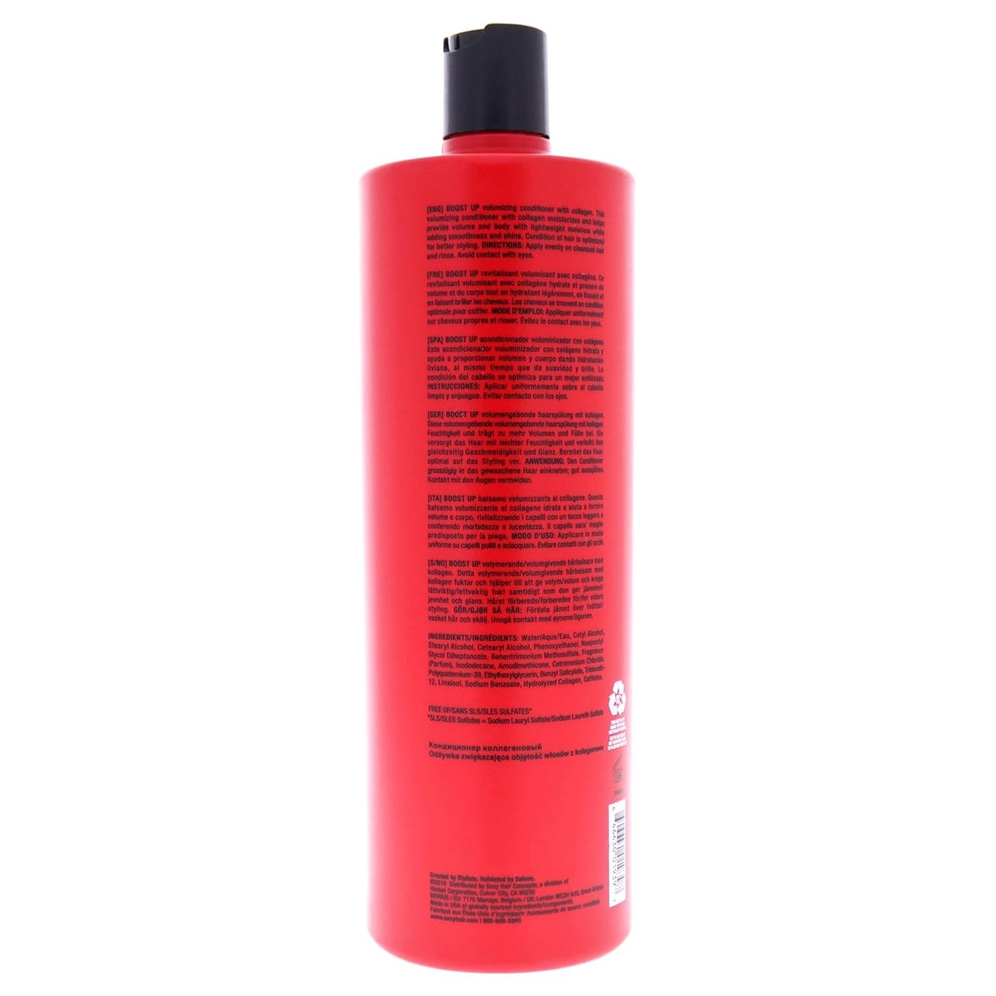 SexyHair Big Boost Up Volumizing Shampoo & Conditioner - 20% More Volume | Sulfate Free for All Hair Types