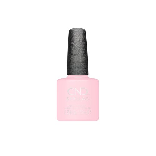 CND Shellac Gel Nail Polish - Long-Lasting Gray/Silver Color with Curve-Hugging Brush | 0.25 fl oz