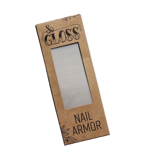 Nail Armor - Ultra Thin Peel-Off Nail Barrier Wraps | Protect Natural Nails for Gel, Dip & Acrylics | 104 Wraps