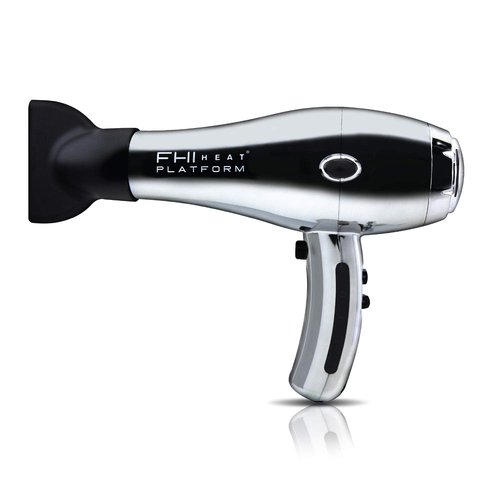 FHI Heat Hair Dryer - Professional Tourmaline Ceramic Technology | 2000 Watts, Chrome Finish