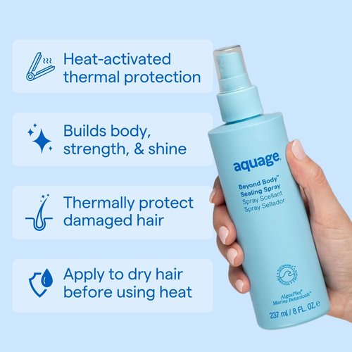 AQUAGE Beyond Body Sealing Spray - Long-Lasting Hold & Shine for All Hair Types