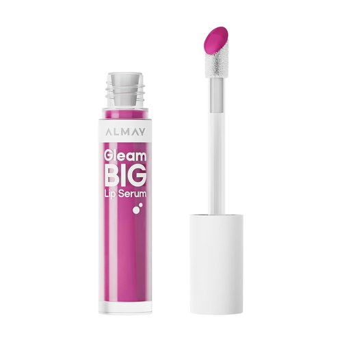 Almay Gleam Big™ Lip Serum - Hydrating, Moisturizing, Hypoallergenic Lip Gloss | 400 Berry Excited, 0.13 fl oz