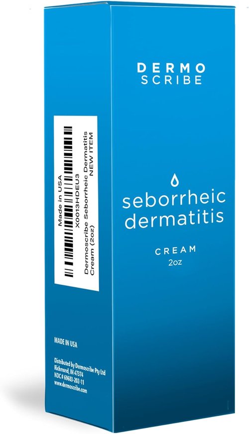 Dermoscribe Seborrheic Dermatitis Cream - Soothing Eczema Relief for Itchy Skin | 2 oz
