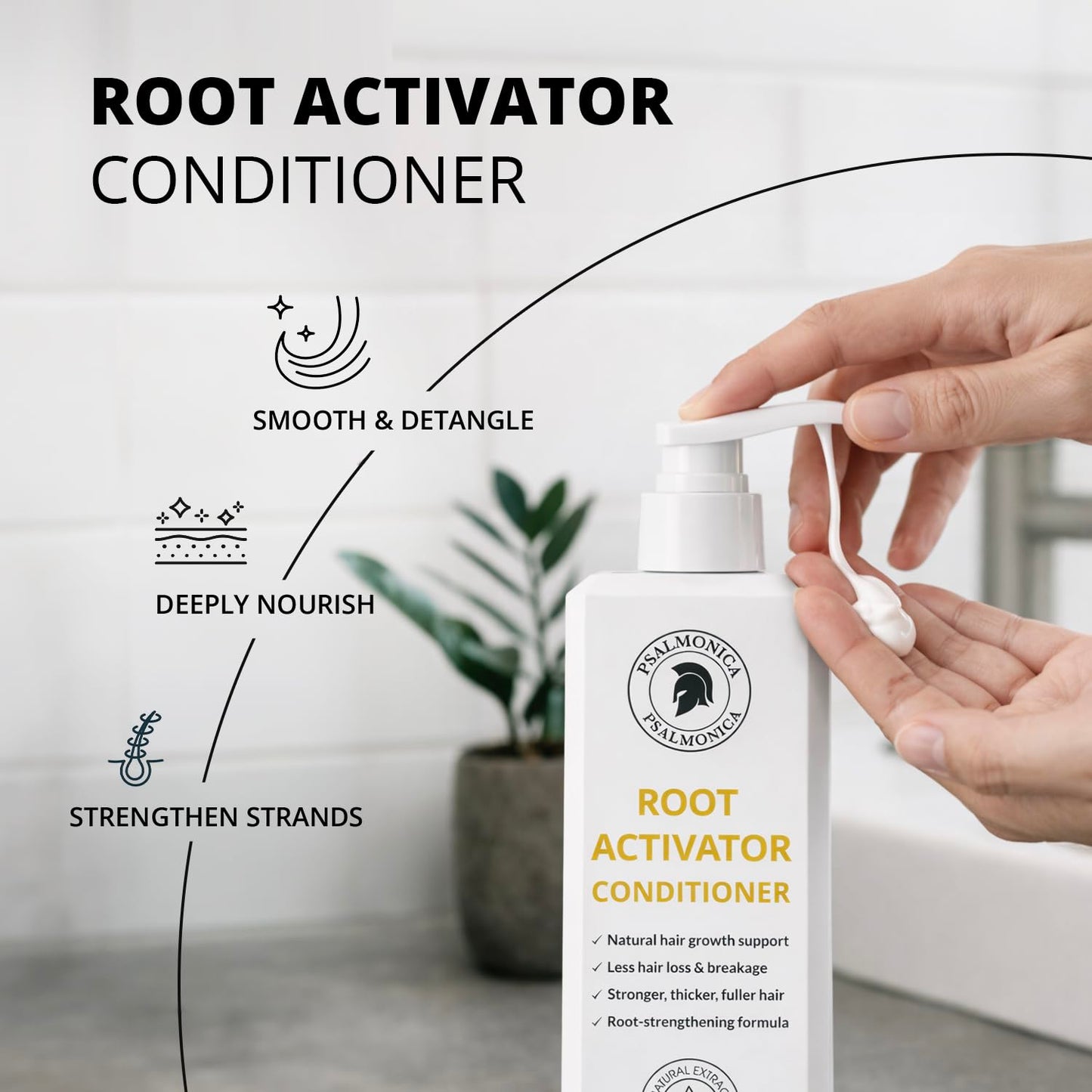 Skiennix Hair Growth Shampoo & Conditioner Set - Sulfate-Free Thickening Formula for Hair Loss & Thinning Hair