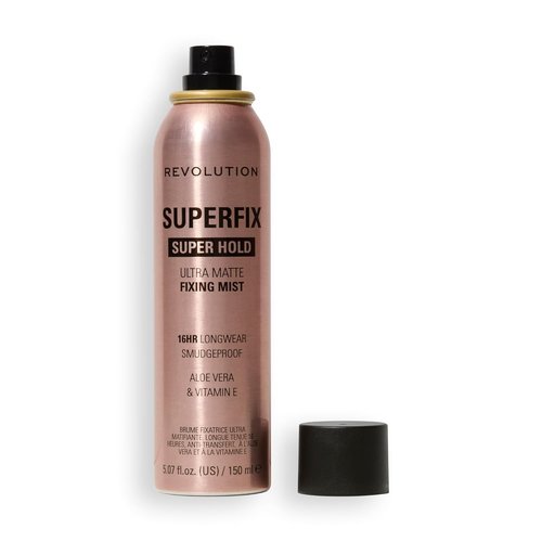 Revolution Beauty London Superfix Misting Makeup Setting Spray - Ultra Matte Finish, Long-Lasting, 5 fl oz
