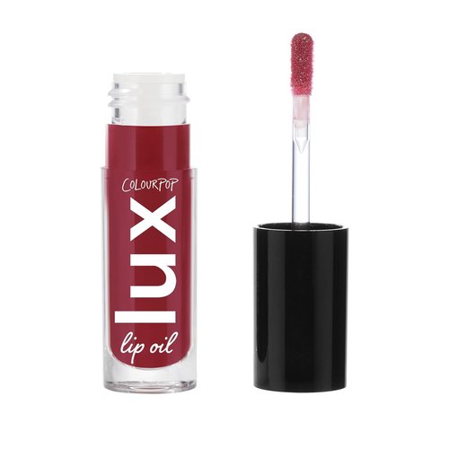 ColourPop Twilight Lux Lip Oil - Hydrating Red Tinted Oil with Antioxidant Chamomile & Calendula - 0.16 oz