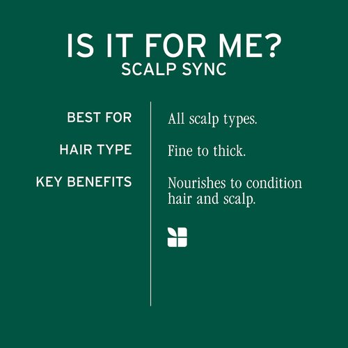 Biolage Scalp Sync Universal Conditioner - Nourishing Hydration for All Scalp Types | Lightweight Vegan Formula with Fermented Tea & Glycolic Acid