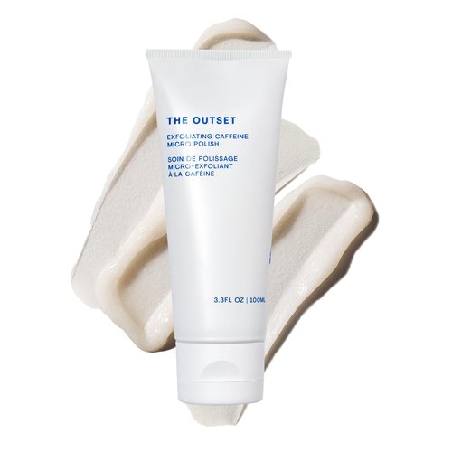 Outset Exfoliating Caffeine Micro Polish - Brightening & Smoothing Face Scrub, Vegan & Gluten-Free | 3.3 fl oz