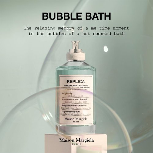 Maison Margiela - Replica Bubble Bath Eau de Toilette - Fresh Fragrance with Soap Bubbles, Rose & Coconut Milk