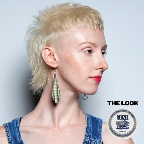 Reuzel Clay Matte Pomade - Medium Hold, Water Soluble, Flake-Free, Easy Wash Out | For All Hair Types