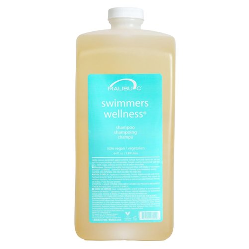 Malibu C Swimmers Shampoo - Protects Hair from Chlorine Damage & Restores Vitality - 12 oz