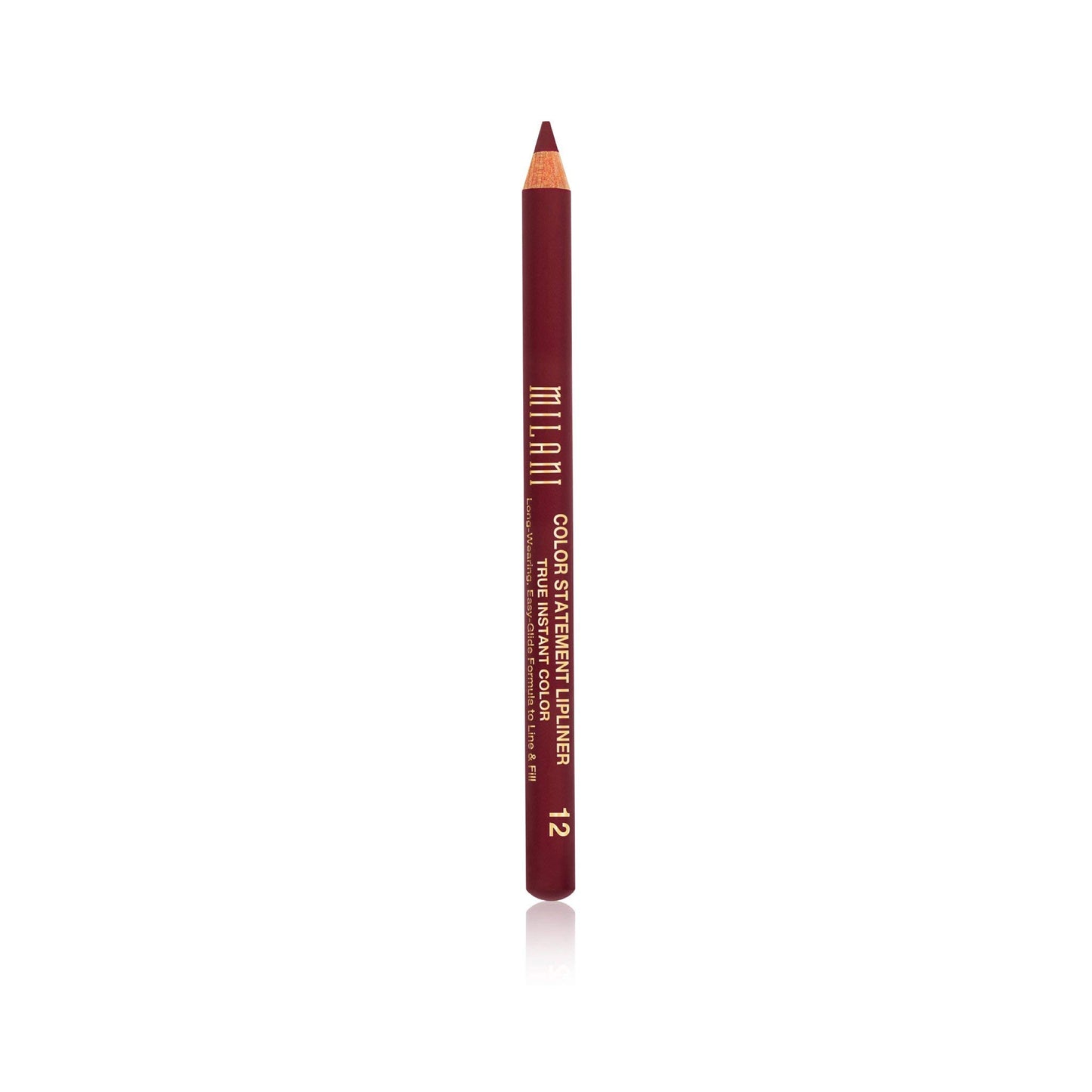 Milani Color Statement Lipliner - Bordeaux (0.04 Ounce) Cruelty-Free Lip Pencil to Define, Shape & Fill Lips
