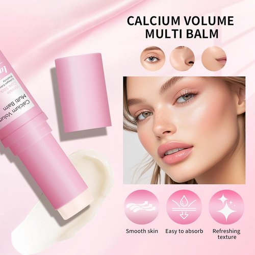 Petansy Calcium Multi Balm - Korean Collagen Moisturizing Stick for Anti-Aging & Wrinkles | 2 Pcs
