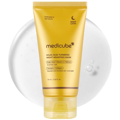 Medicube Kojic Acid Turmeric Peel-Off Mask - Brightens & Defends Skin Stress | 2.53 fl. oz.