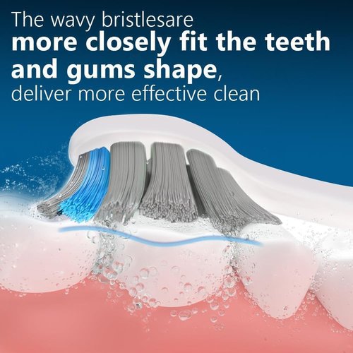 Philips Sonicare Replacement Toothbrush Heads - Charcoal Refills for HX6, HX9, C-2 Series | 10 Pack