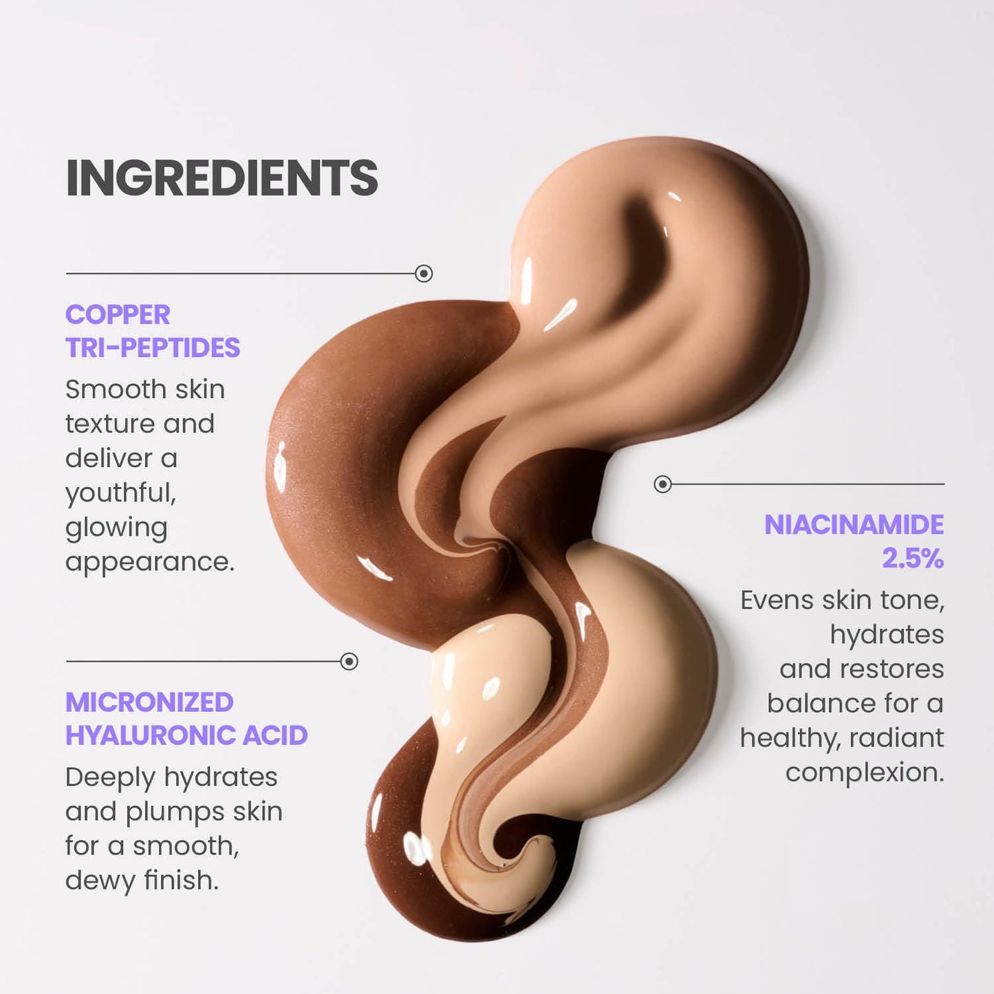 Wonderskin Hyper Bond All-Day Stay Serum Foundation - Waterproof & Transfer-Proof, 24HR Longwear with Niacinamide & Hyaluronic Acid | Lightweight Natural Finish (Afterglow)