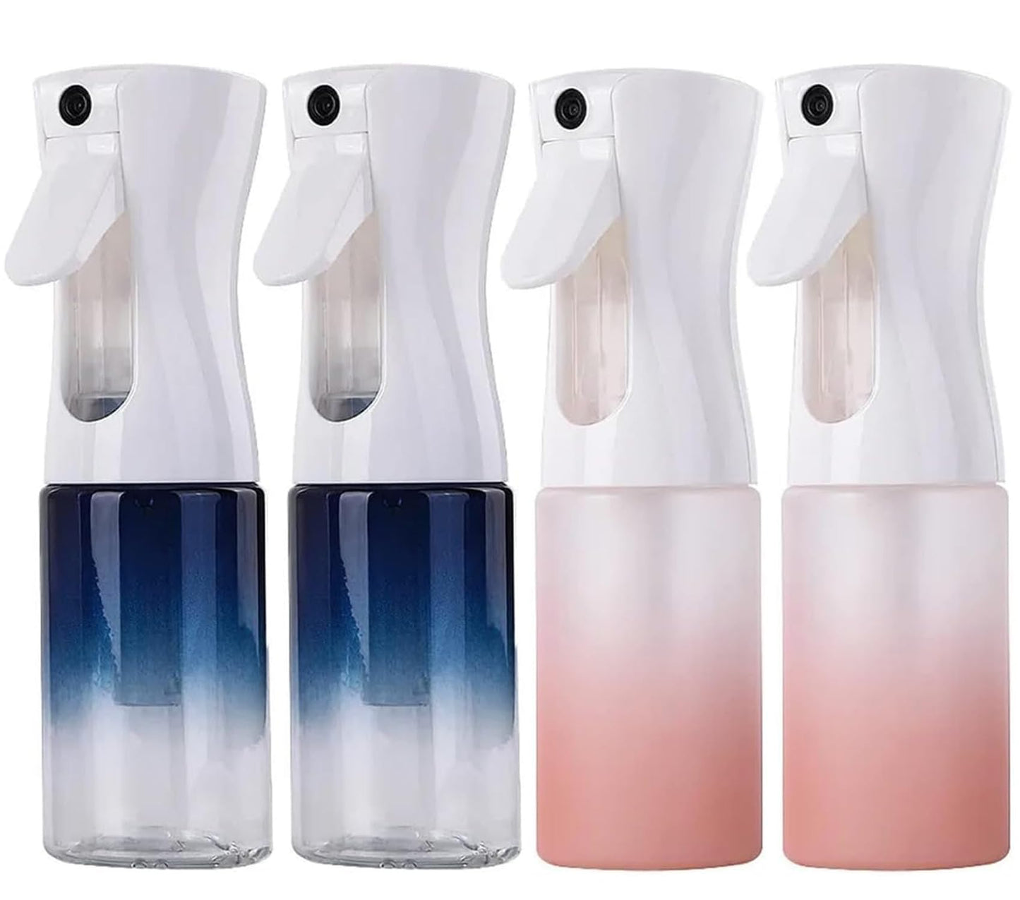 Continuous Water Mister Spray Bottle for Hair - Continuous Spray Nano Fine Mist Sprayer - Empty Spray Bottle - Reusable Beauty Spray Bottle - Cleaning, Hairstyling & Plants - 5oz/150ml (Variety Pack)