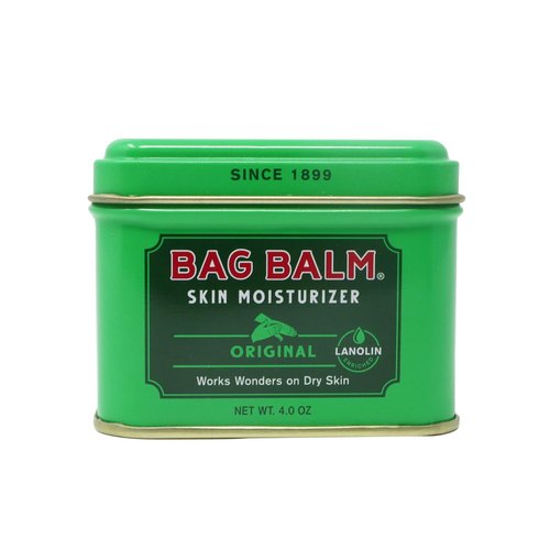 Bag Balm Vermont's Original Skin Moisturizer - Full Body Hydrating Skin Care: Dry Hands, Lips, Face, Feet & More - Unscented, Cruelty & Paraben Free - Day & Night, Men & Women (4oz Tin, Made in USA)