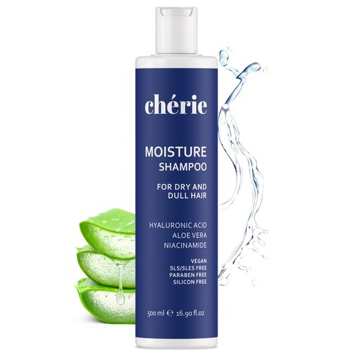 Moisturizing Shampoo with Hyaluronic Acid, Aloe Vera & Niacinamide, Hair Shampoo for Dry Hair, Non-Sulfate, Non-Paraben & Non-Silicone, For Women And Men, 16.90 oz, Champú Hidratante para Cabello Seco