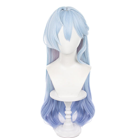 XiongXiongLe Robin Cosplay Wig Honkai Star Rail Robin Long Straight Sky Blue Hair Wigs for Adult Women Cos Anime Game Party Halloween Christmas(Robin)