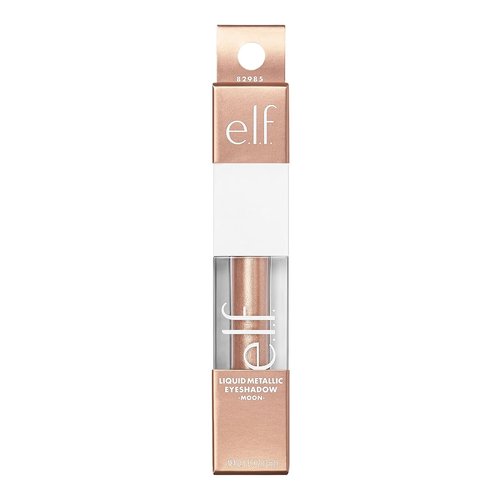 e.l.f. Liquid Metallic Eyeshadow - Gel Formula for Bold Eye Looks | Vegan & Cruelty-Free, Moon, 0.1 Fl Oz