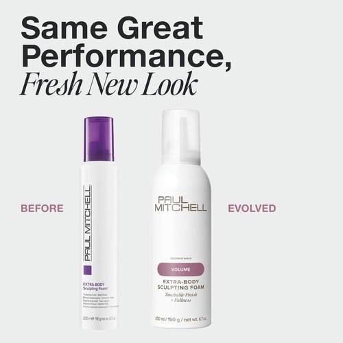 Paul Mitchell Extra-Body Sculpting Foam - Adds Fullness & Touchable Finish for Fine Hair