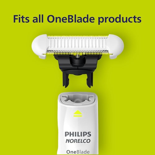 Philips Norelco OneBlade Replacement Blades - Durable Stainless Steel for Skin Protection | 2 Count QP229/80