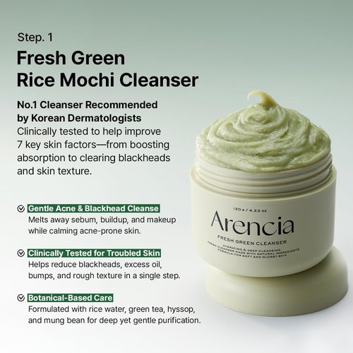 Arencia Skincare Set - Clear Glow & Hydration Duo for Dark Spot Fading & Pore Cleansing