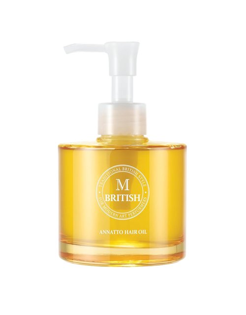 Annatto Hair Oil - Frizz-Free Shine & Deep Hydration | Natural Vegan Formula, UV Protection, 4.73 fl. oz