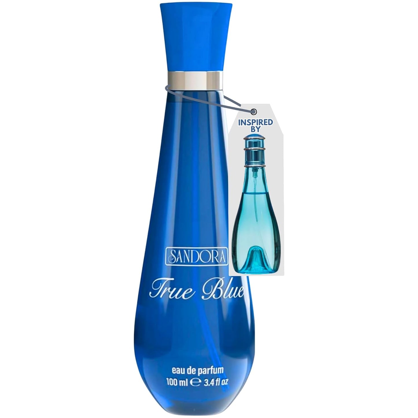 True Blue Woman Eau De Parfum Spray - 100mL Long-Lasting Fresh Aquatic & Floral Citrus Fragrance