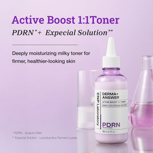 CNP PDRN Milky Toner - Active Booster with Niacinamide & Rice Water for Radiant Skin | 6.7 fl. oz.