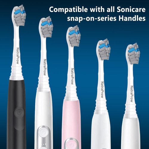 Philips Sonicare Replacement Toothbrush Heads - Charcoal Refills for HX6, HX9, C-2 Series | 10 Pack