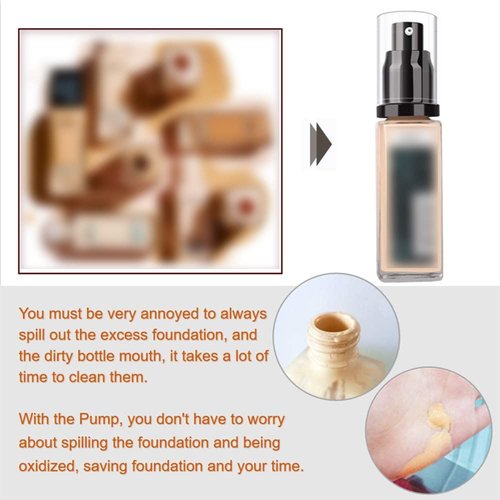 Maybelline 2PCS Replacement Press Cover - Air Pump for Fit Me Matte + Poreless Foundation (Black)