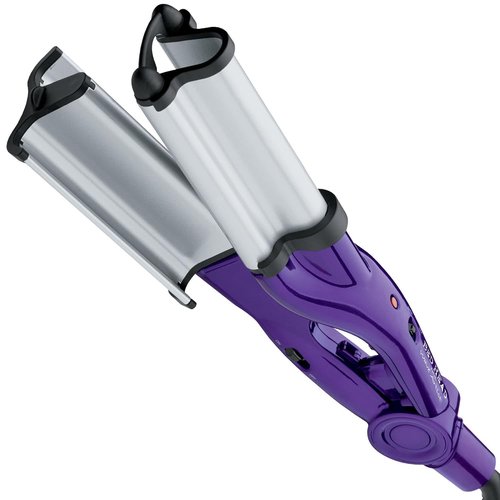 Bed Head Wave Artist Deep Waver - Create Beachy Waves, Combat Frizz & Add Shine | Tourmaline Ceramic Technology (Purple)