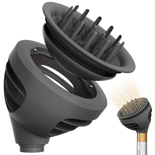 Dyson Wave Curl Diffuser Attachment - Upgraded Hair Diffuser Nozzle for Faster Curl Definition | Compatible with Airwrap HS01, HS05, HS08