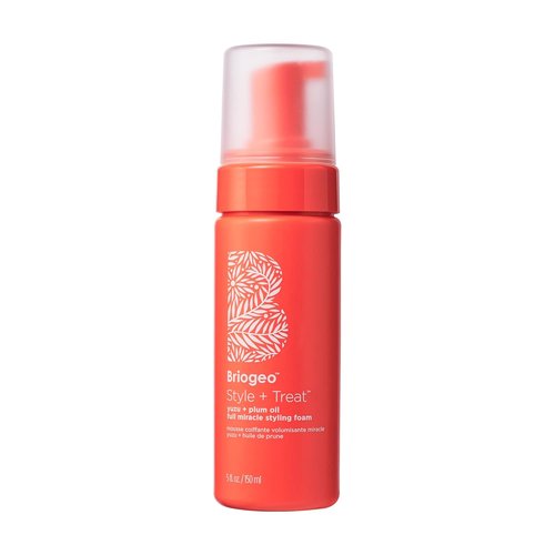 Briogeo Yuzu & Plum Oil Miracle Styling Foam - Volume, Heat Protection & Frizz Control | 5 fl oz