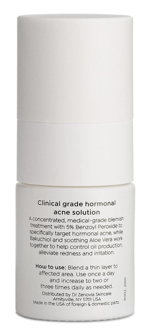 Dr. Zenovia Acne Spot Treatment - 5% Benzoyl Peroxide for Clear Skin | Fast-Acting Formula
