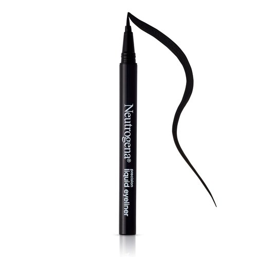 Neutrogena Precision Liquid Eyeliner - Hypoallergenic, Smudge & Water-Resistant - Jet Black, 0.013 fl. oz