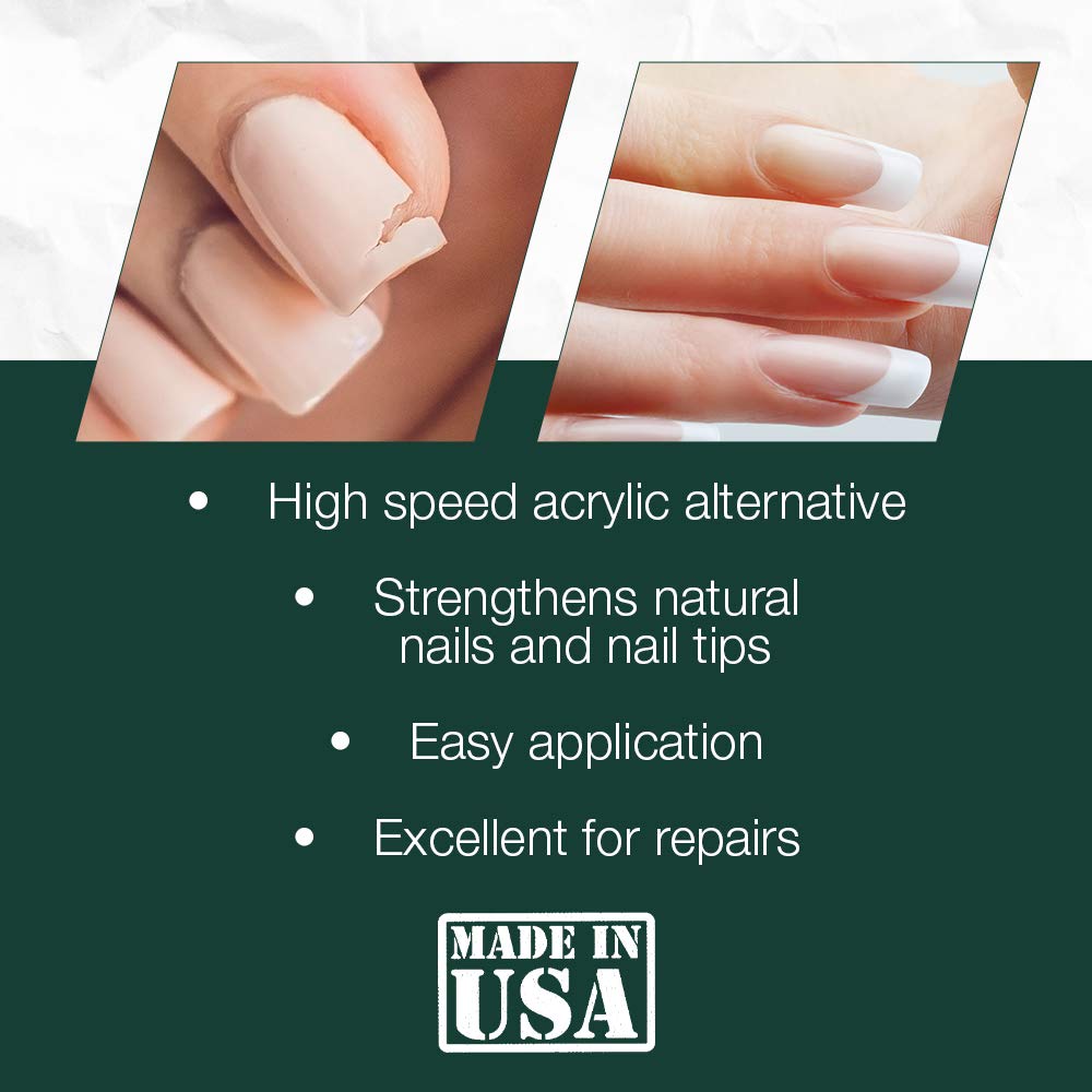 IBD 5 Second Nail Filler Powder For Cracked, Split, Damaged Nails 4 g, 3 count